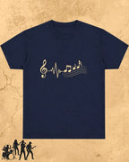 Minimal Music Vibe Cotton Tshirt