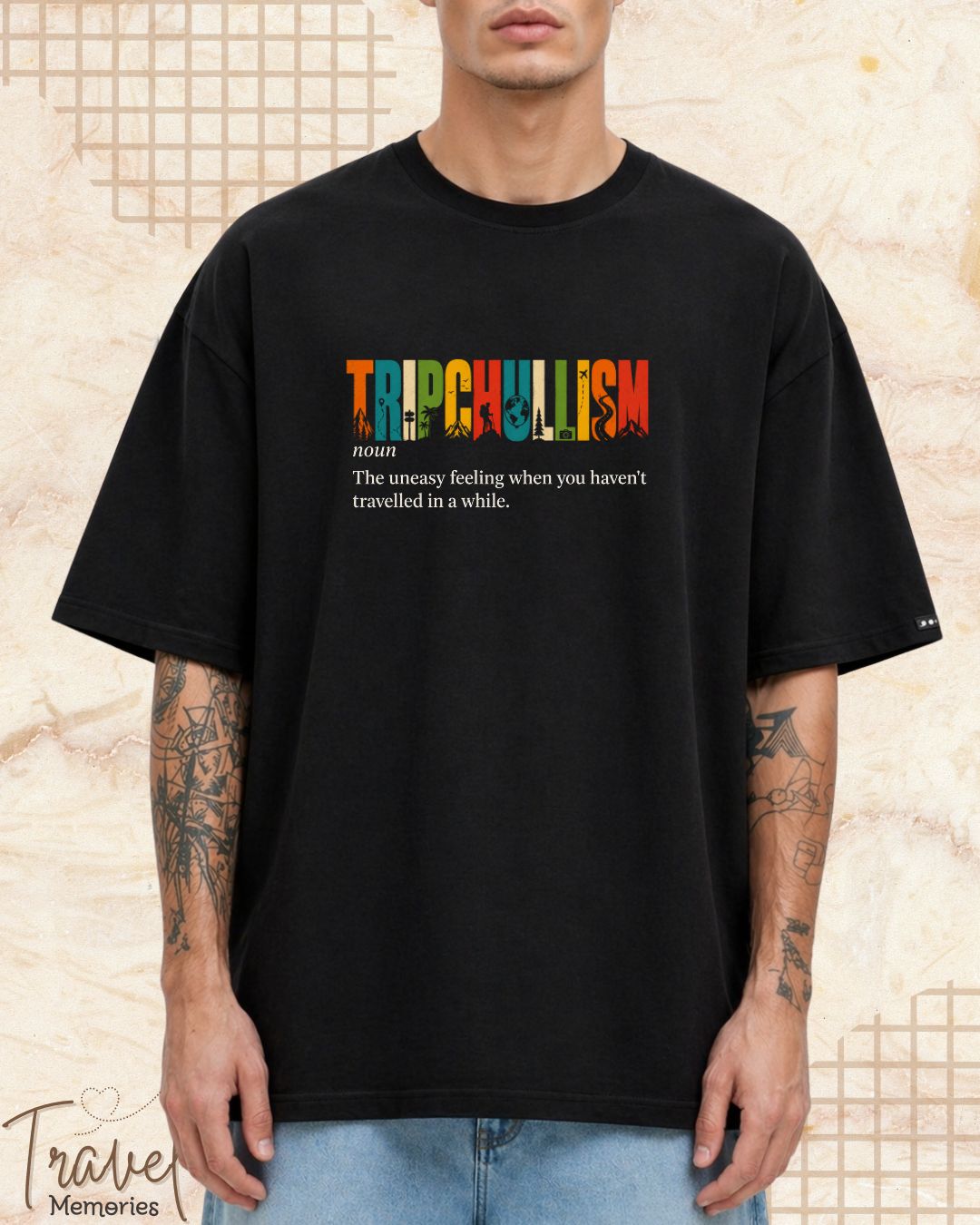 Hinglish Dictionary Travel Cotton Tshirt