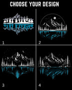 Mountain Reflection Cotton Tshirt