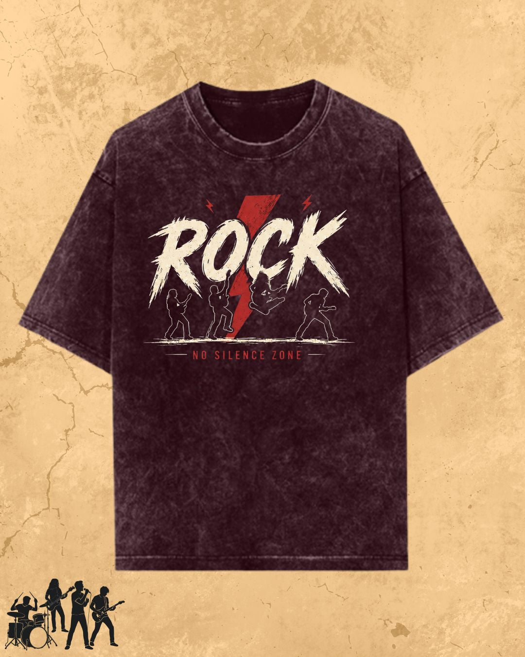 Rock Music Cotton Tshirt