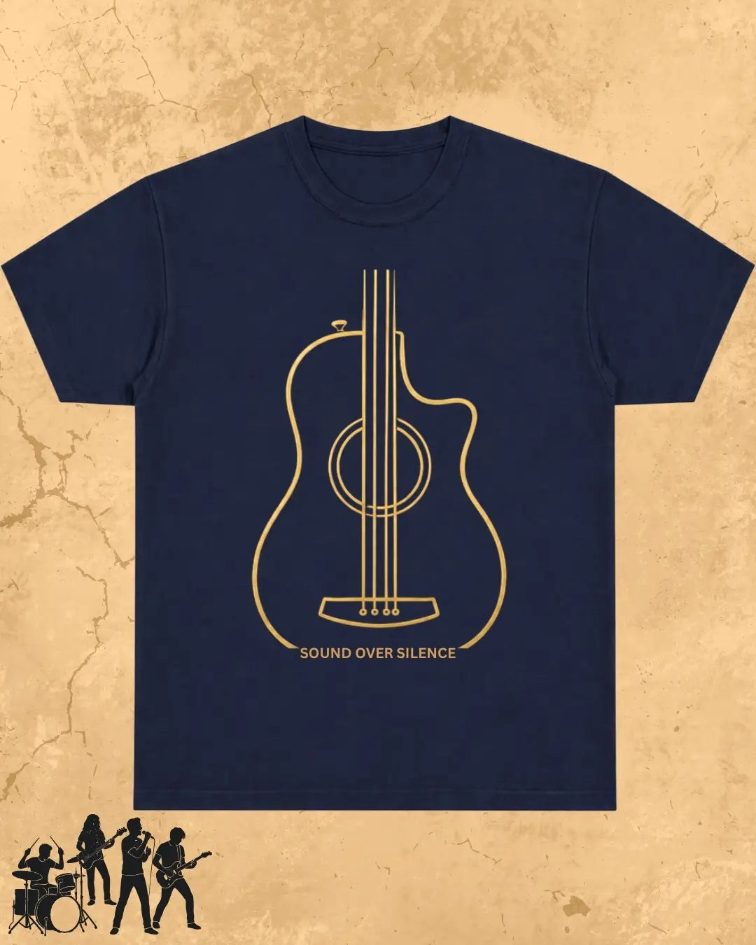 Guitar Music Cotton T-Shirt