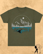 Mountain Reflection Cotton Tshirt