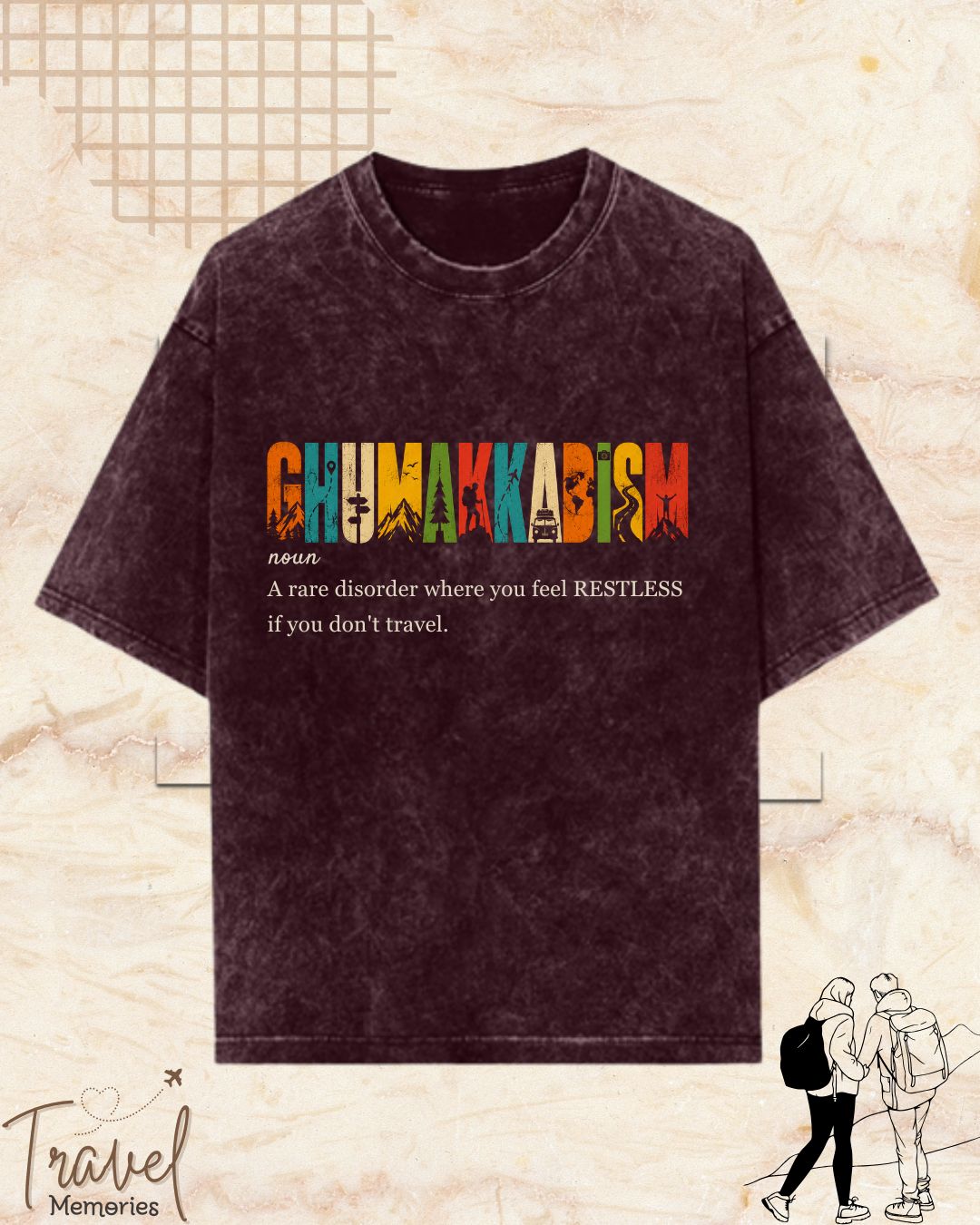 Hinglish Dictionary Travel Cotton Tshirt