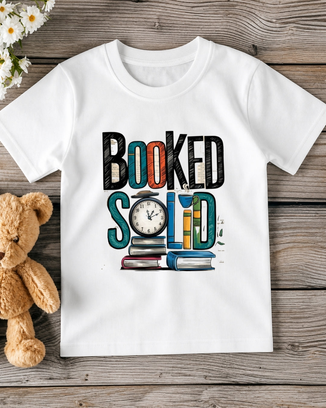 Booked Solid Kid Cotton Tshirt