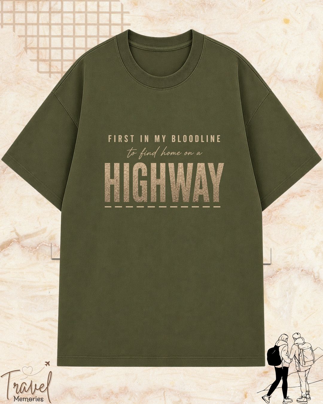 FIRST IN MY BLOODLINE Travel Cotton Tshirt