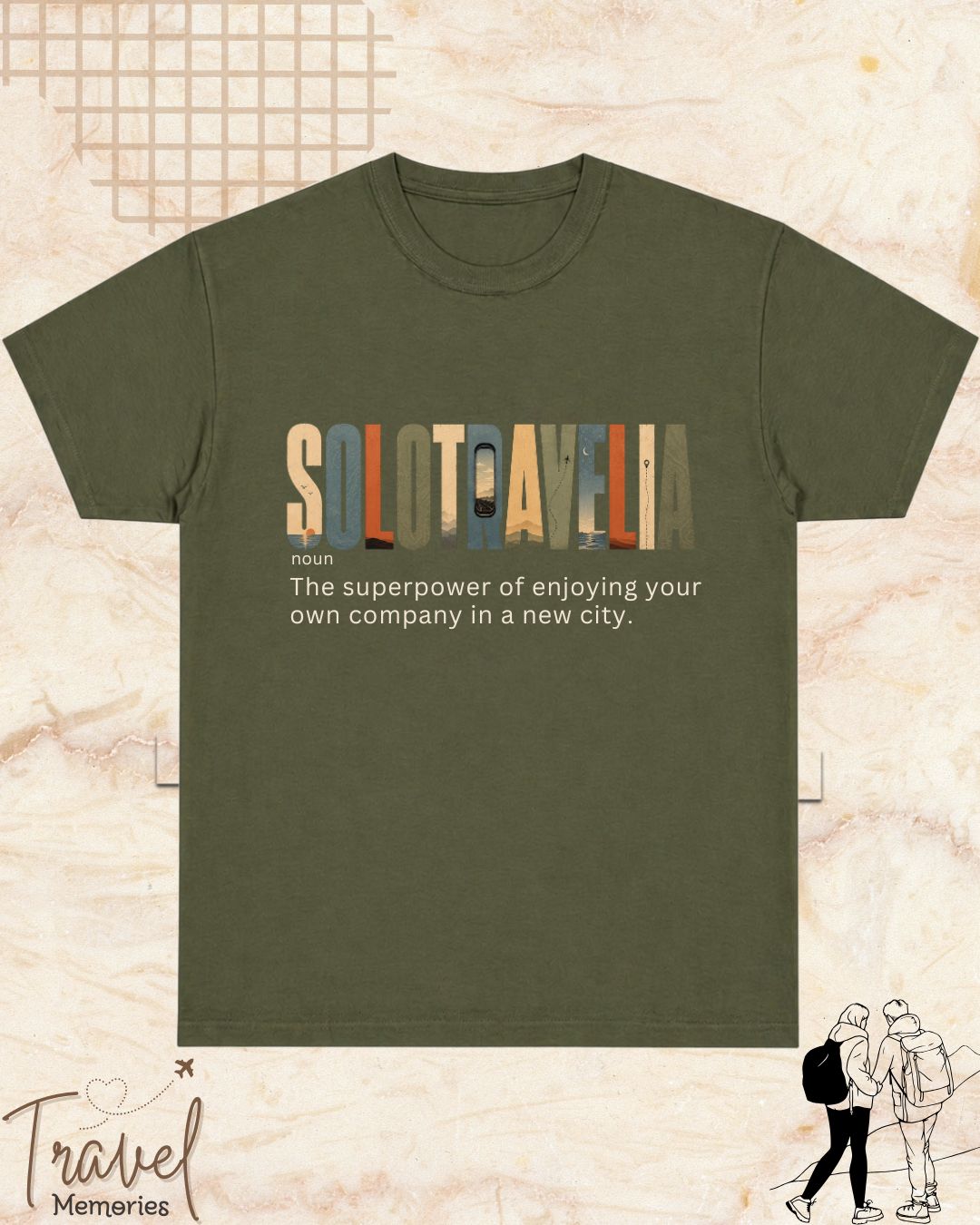 Travel Dictionary Cotton Tshirt