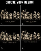 Folk Band Animals Music T-Shirt