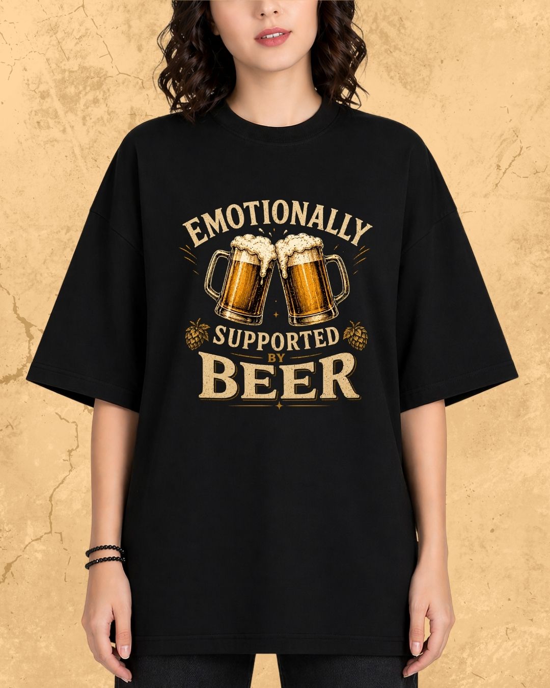 Beer Bond Statement Cotton T-Shirt
