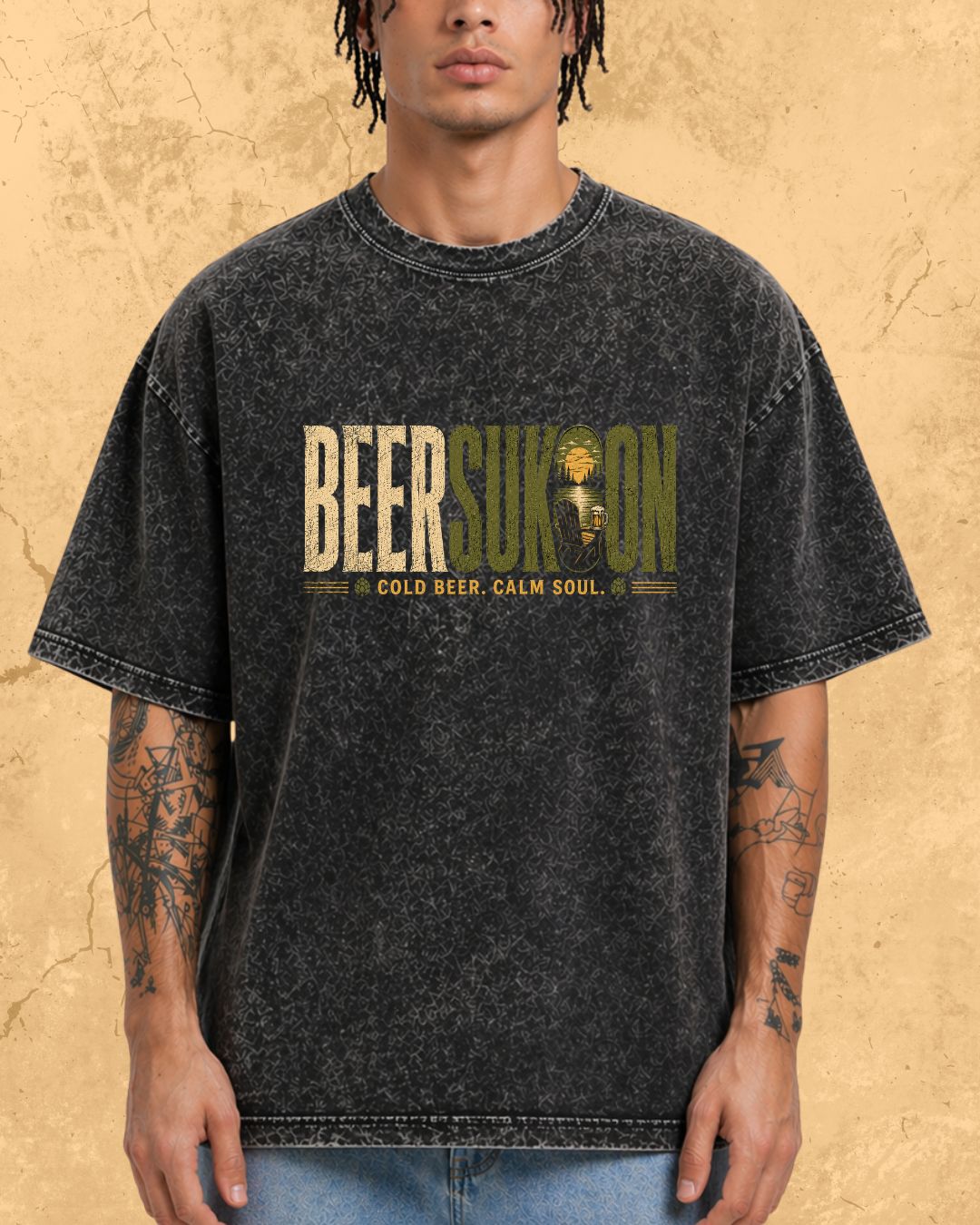 Beer Vibes Cotton Tshirt