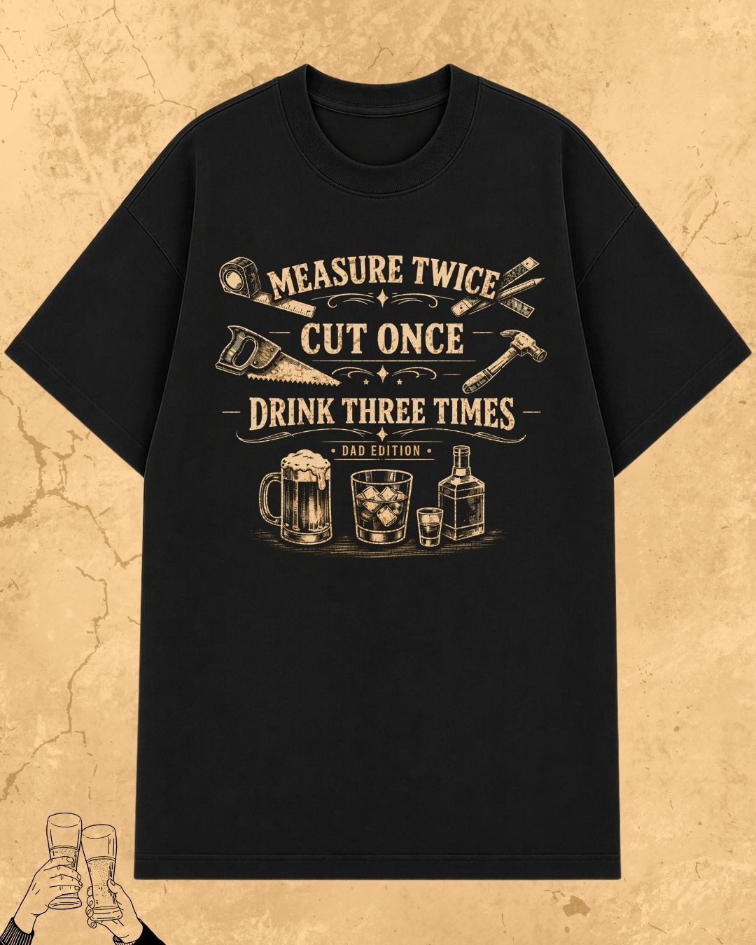 Beer Bond Statement Cotton T-Shirt