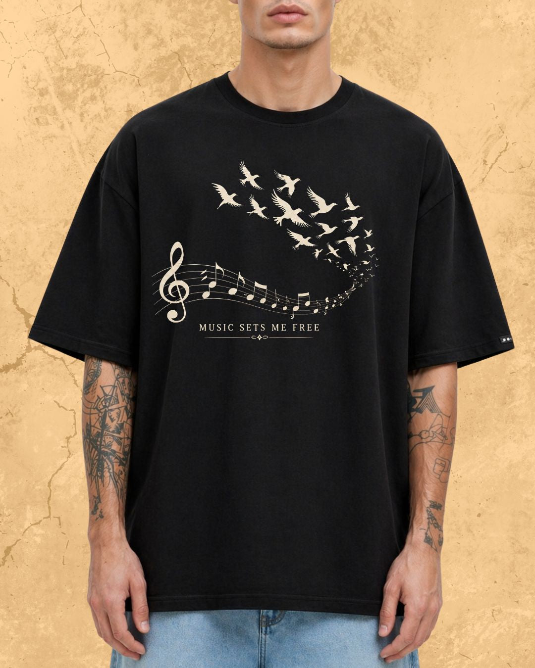 Music Freedom Cotton Tshirt