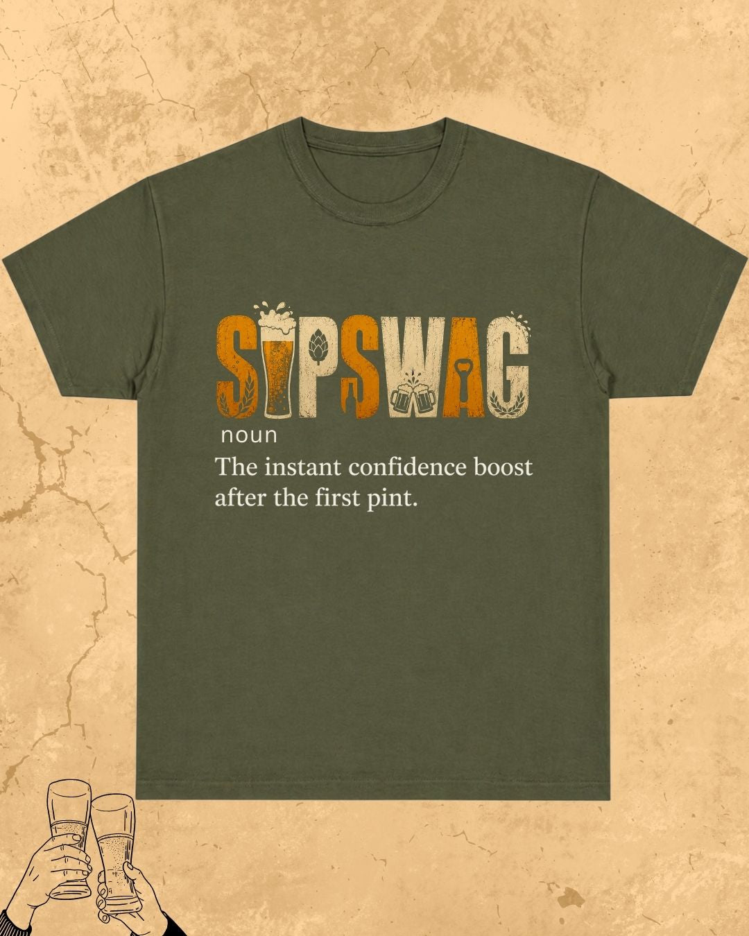 Hinglish Beer Dictionary Cotton Tshirt