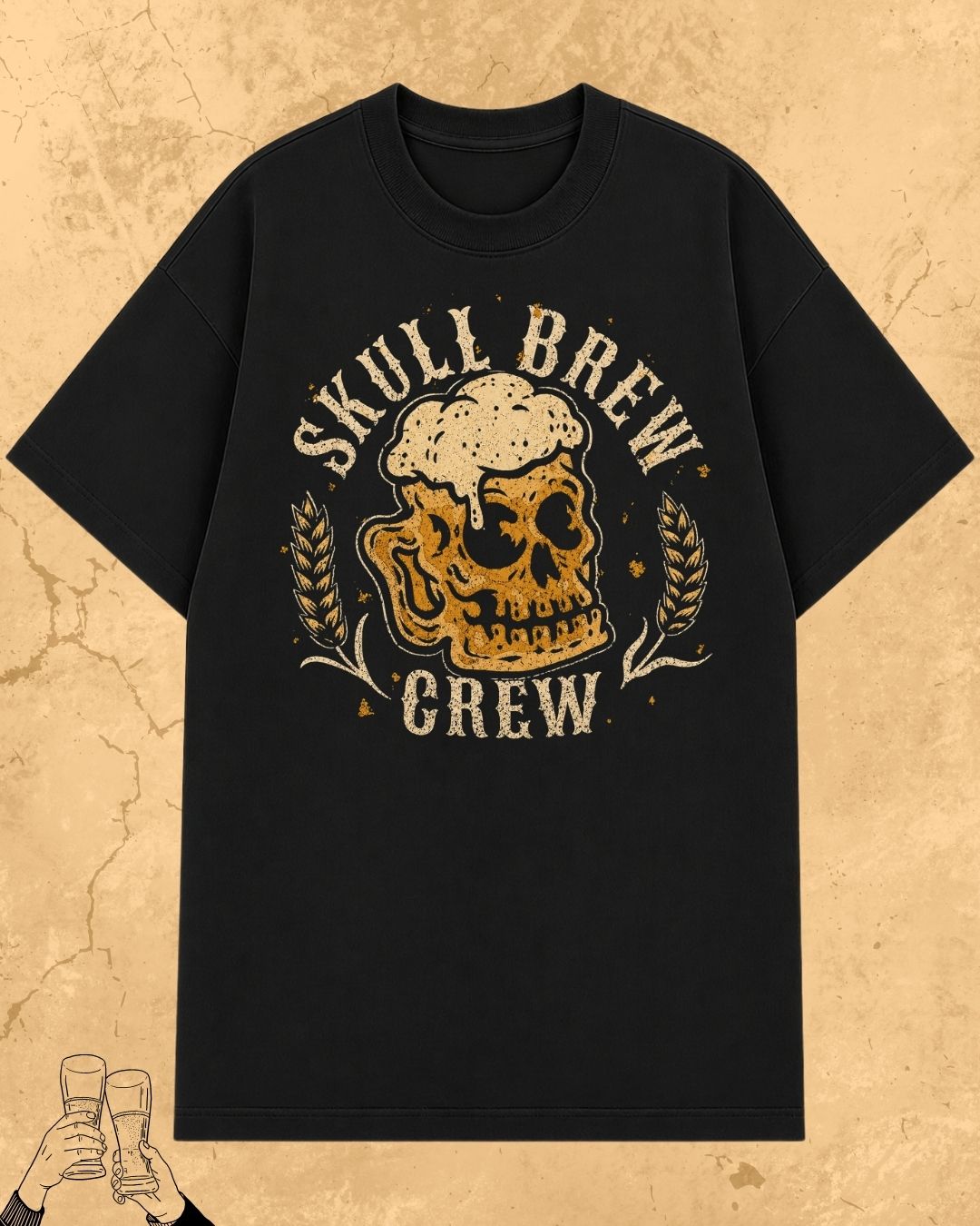 Skull Beer Party T-Shirt