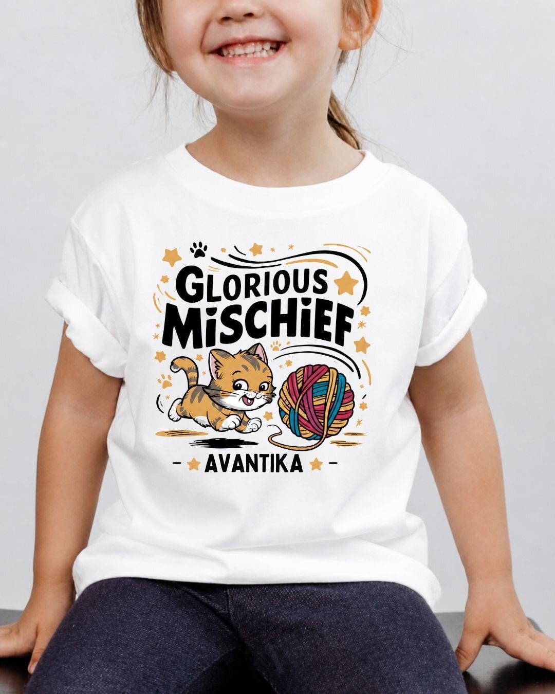 Playful Custom Kid Cotton Tshirt
