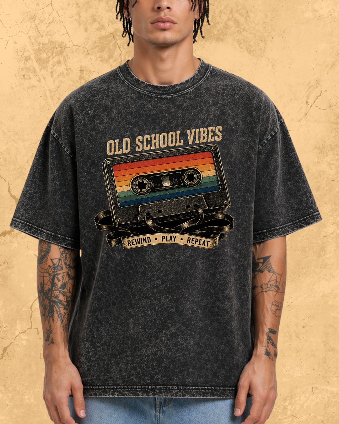 Retro Cassette Music Cotton Tshirt