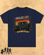 Retro Cassette Music Cotton Tshirt