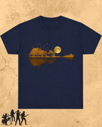 Guitar Relaxation Music Cotton T-Shirt