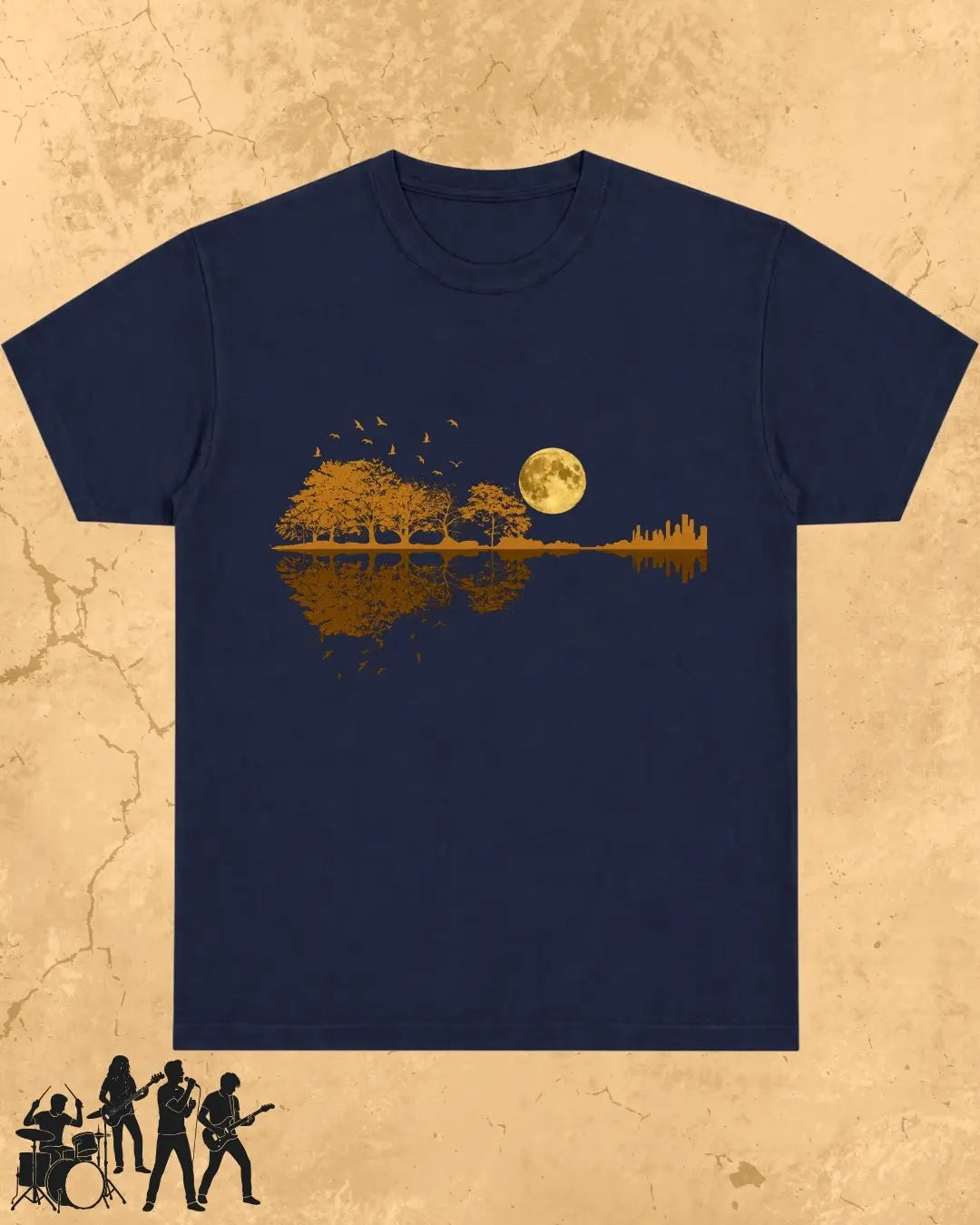Guitar Relaxation Music Cotton T-Shirt