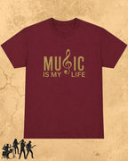 Music Is My Therapy Cotton Tshirt
