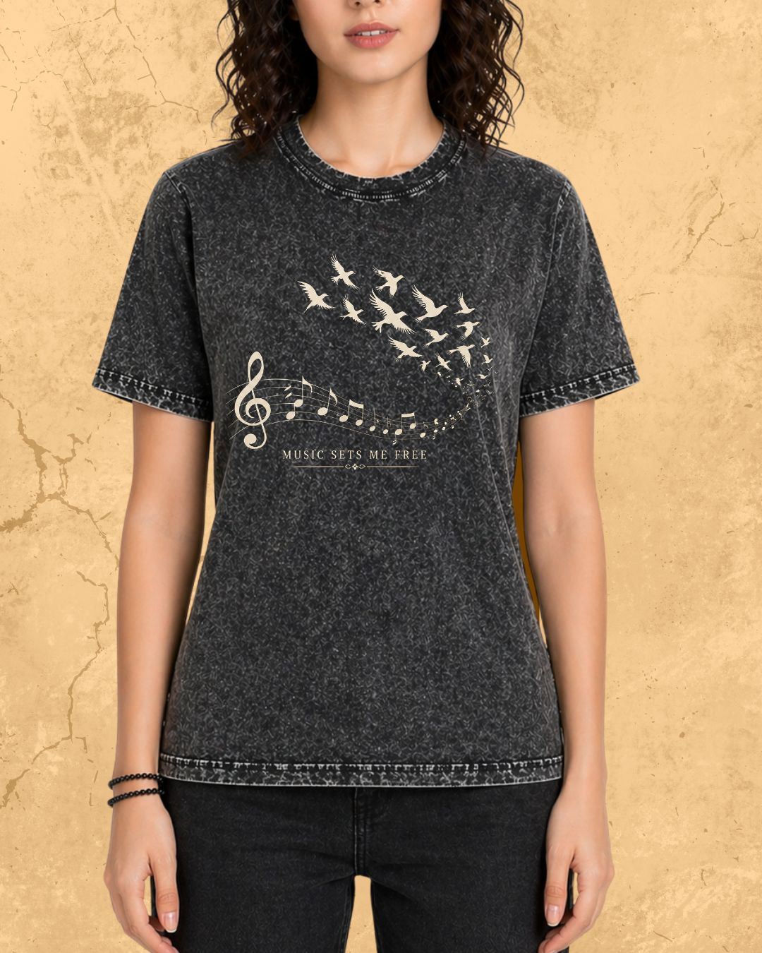 Music Freedom Cotton Tshirt