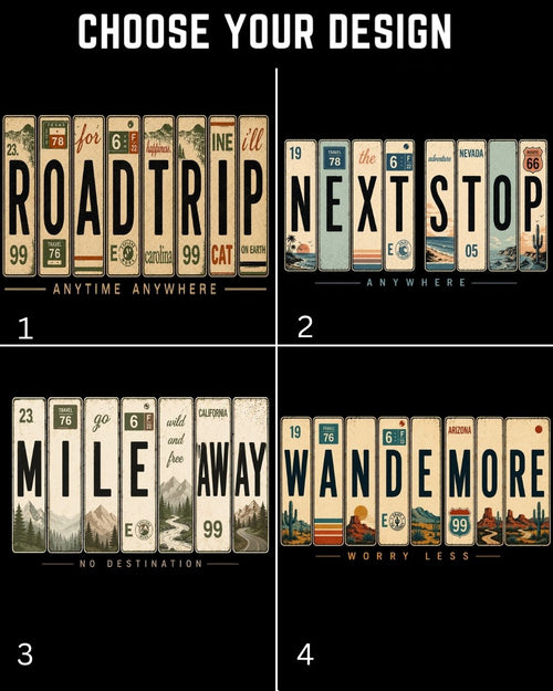 Roadtrip Travel Cotton Tshirt