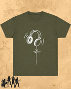 Minimal Music Vibe Cotton Tshirt