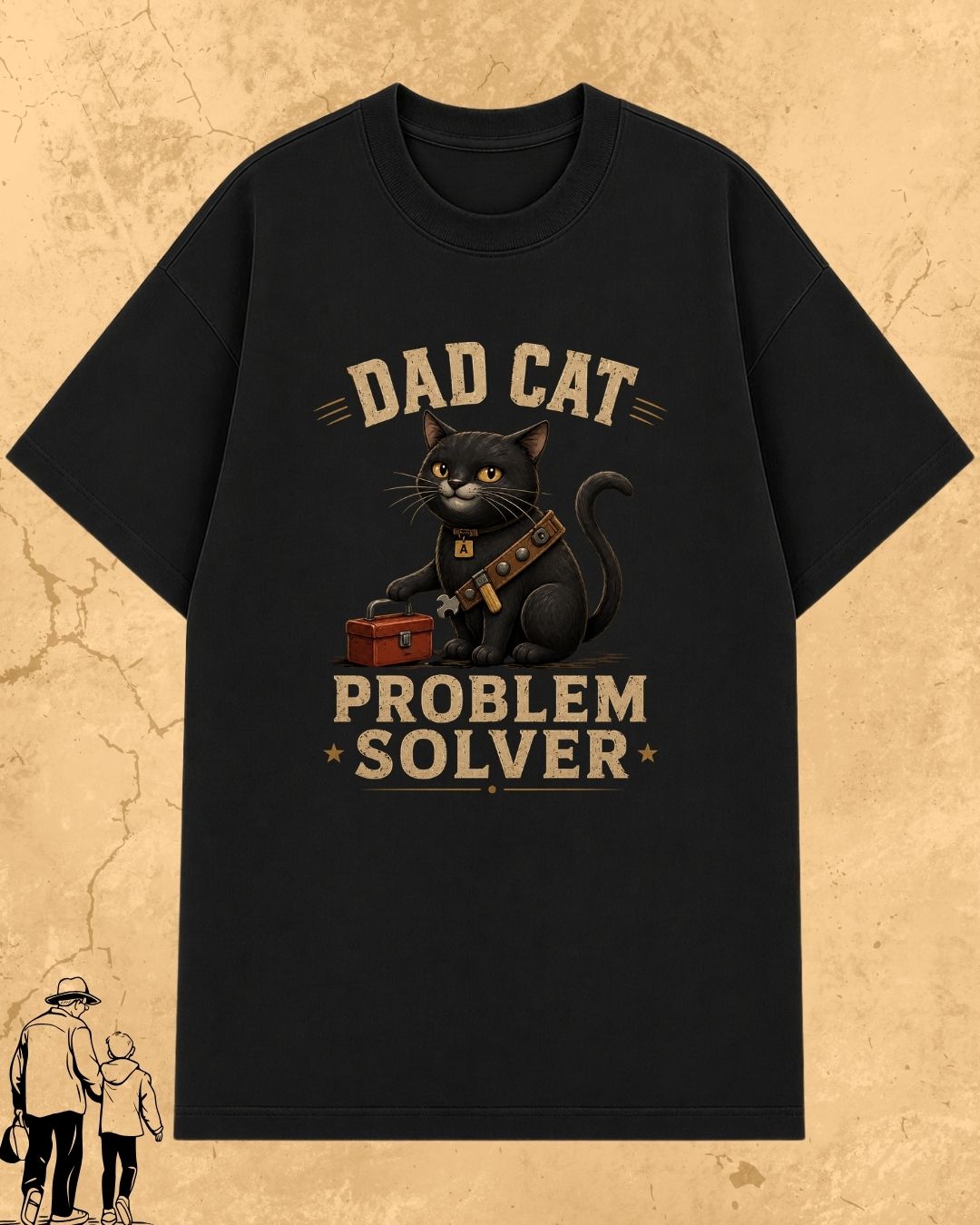 Purr Dad Cotton Tshirt