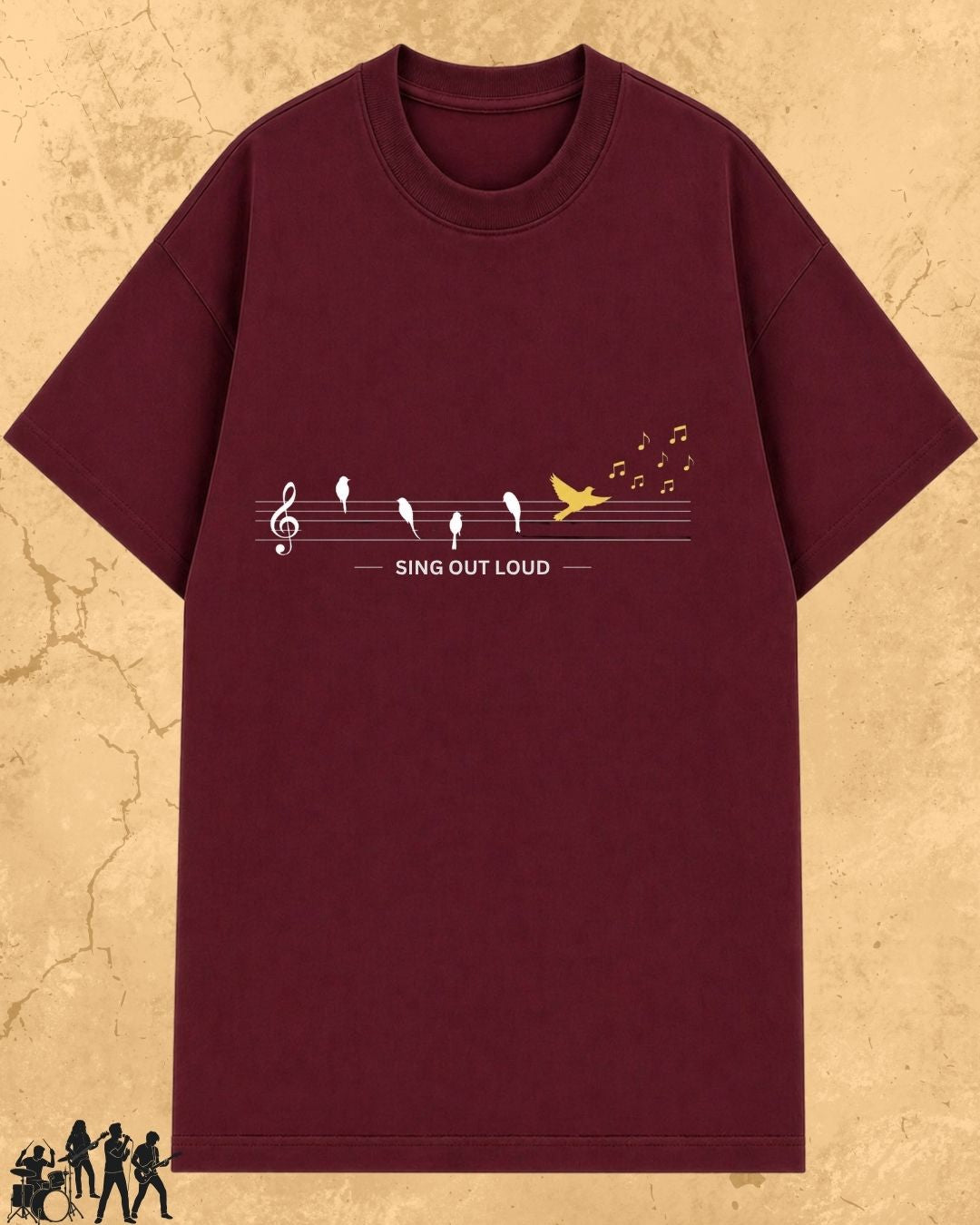Sing Out Loud Music Cotton T-Shirt