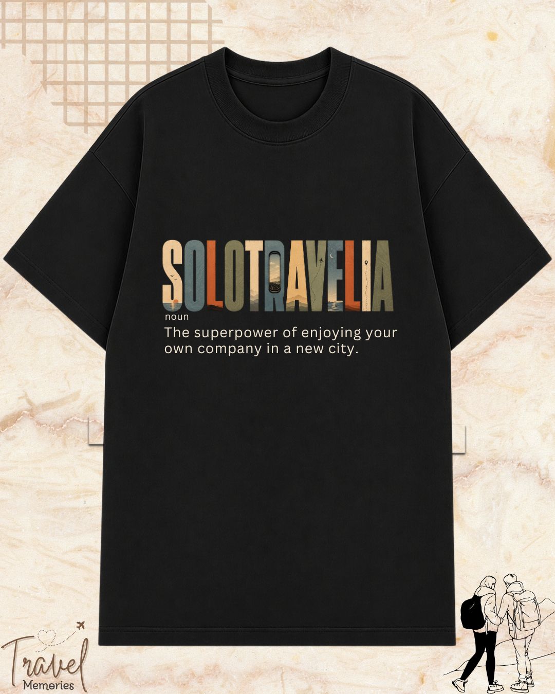 Travel Dictionary Cotton Tshirt