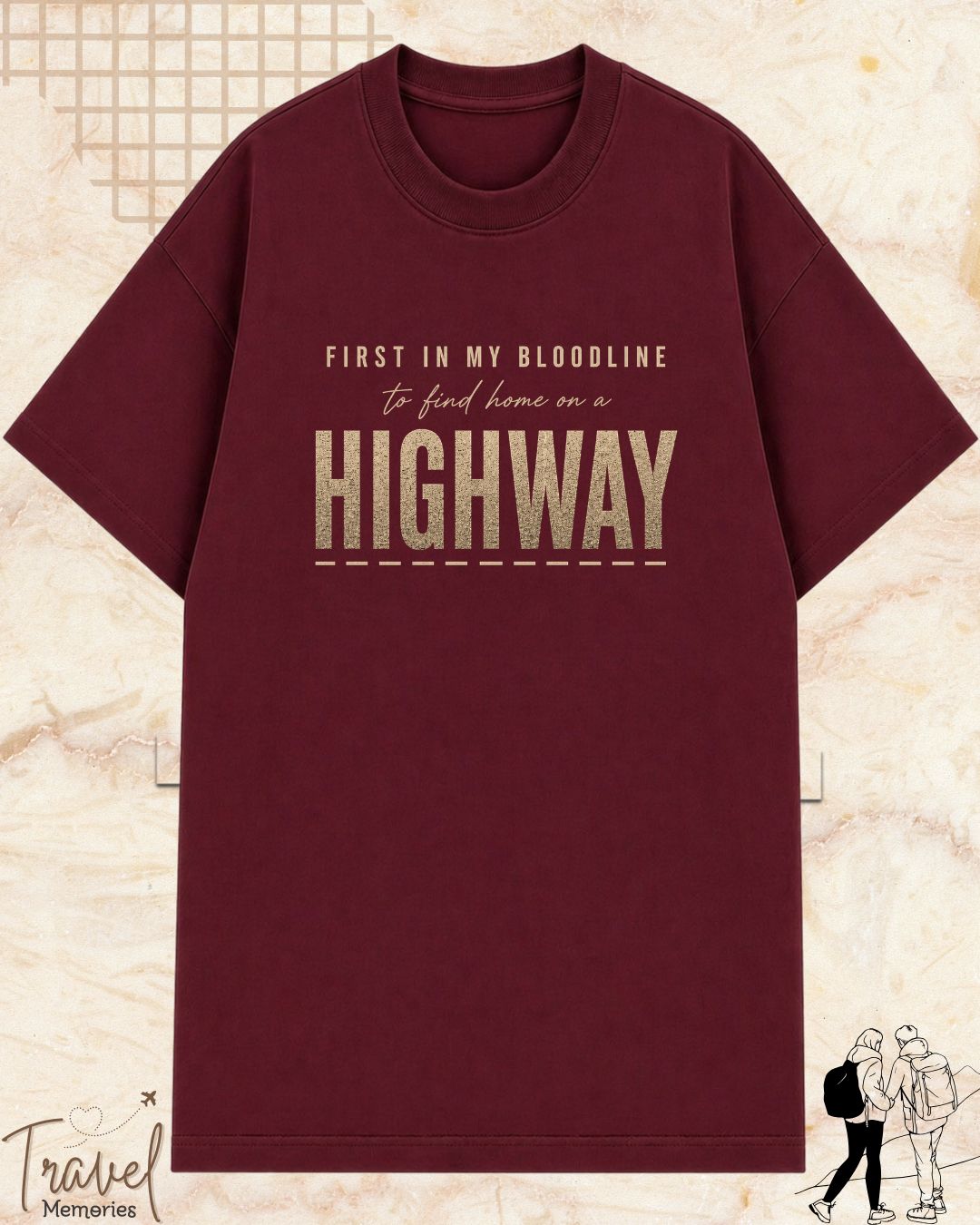 FIRST IN MY BLOODLINE Travel Cotton Tshirt