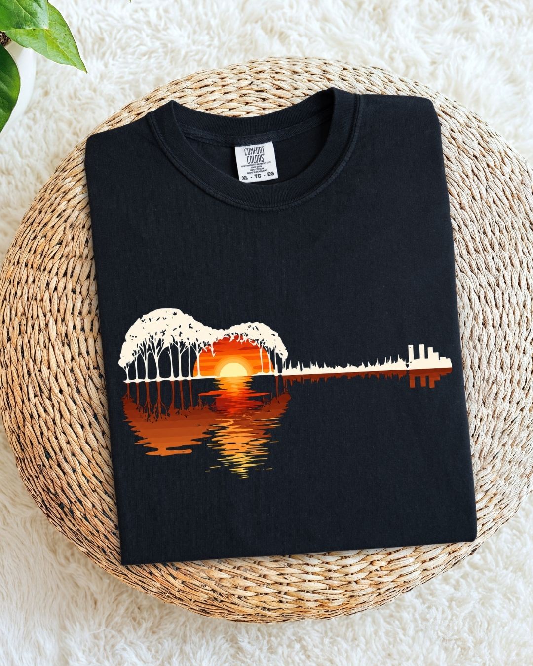 Guitar Relaxation Music Cotton T-Shirt