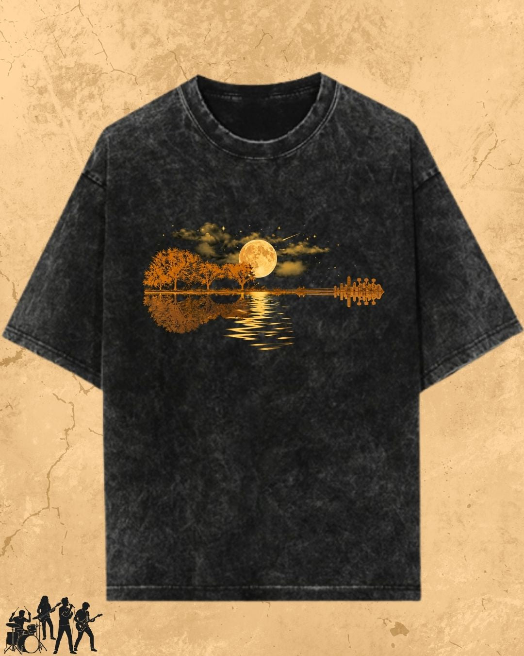 Guitar Relaxation Music Cotton T-Shirt