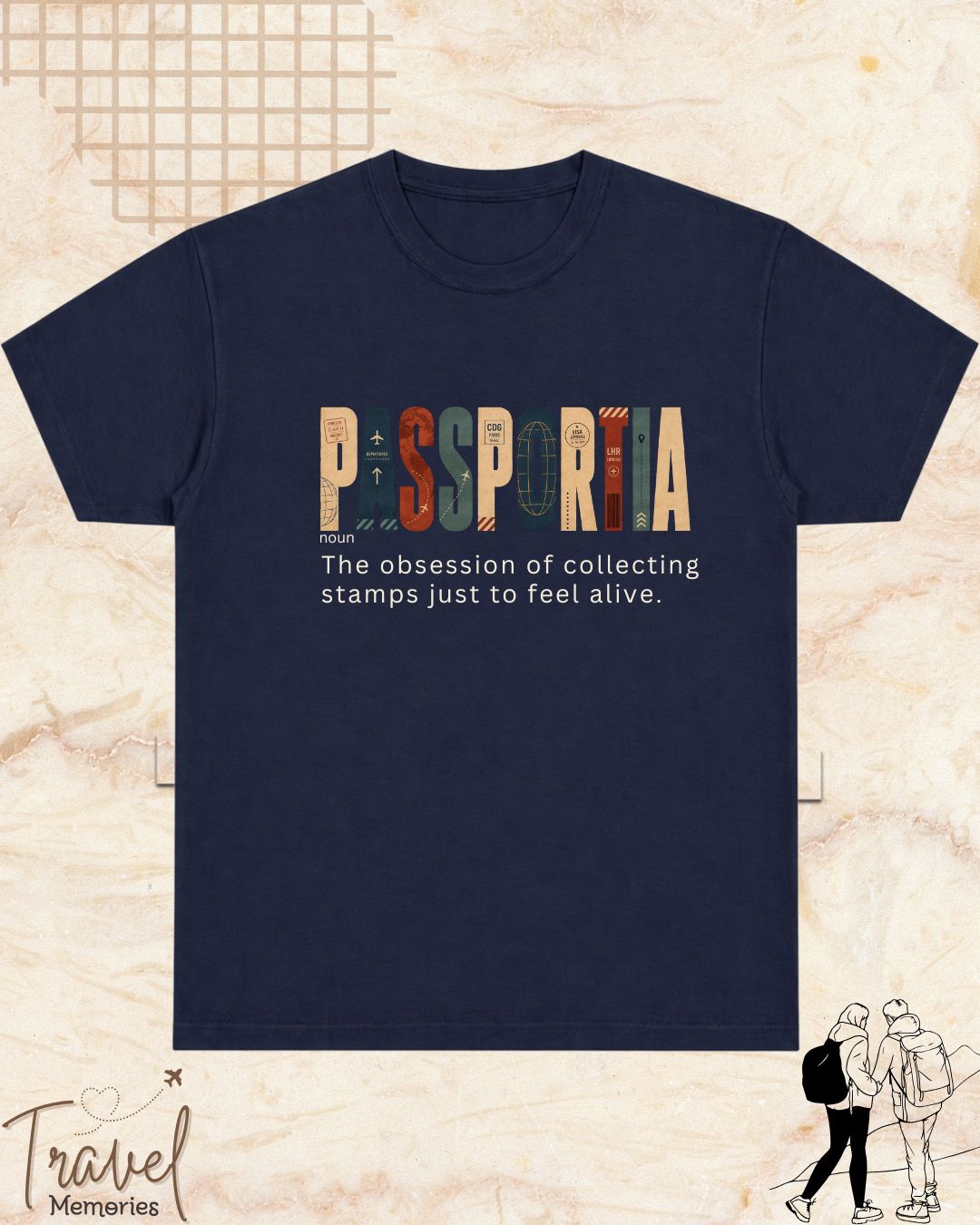 Travel Dictionary Cotton Tshirt