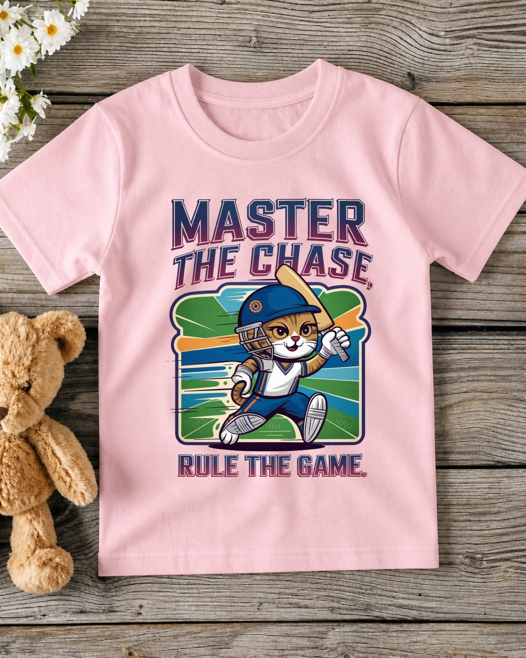Master The Chase Kid Cotton Tshirt