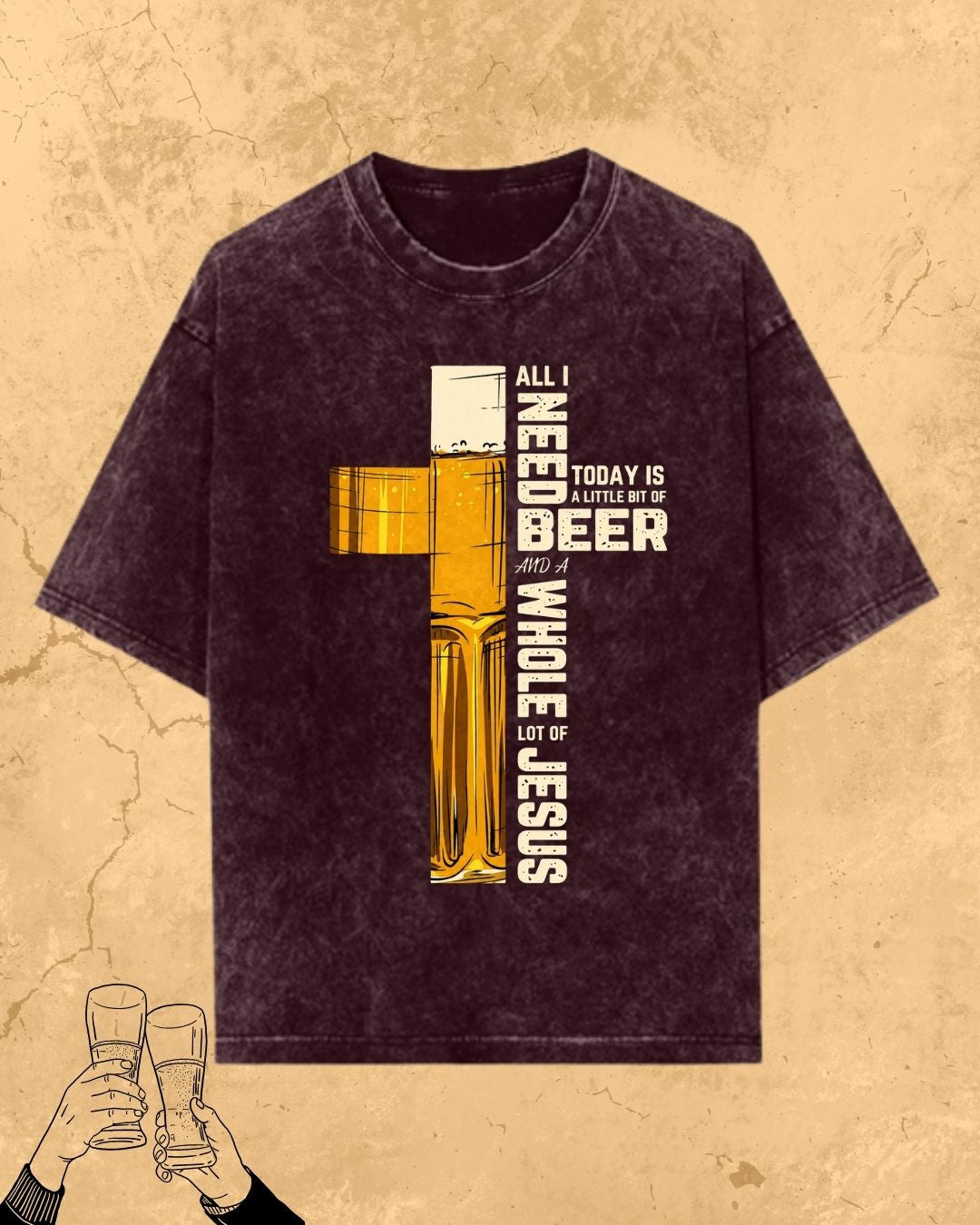 Mythic Beer Warrior Cotton T-Shirt