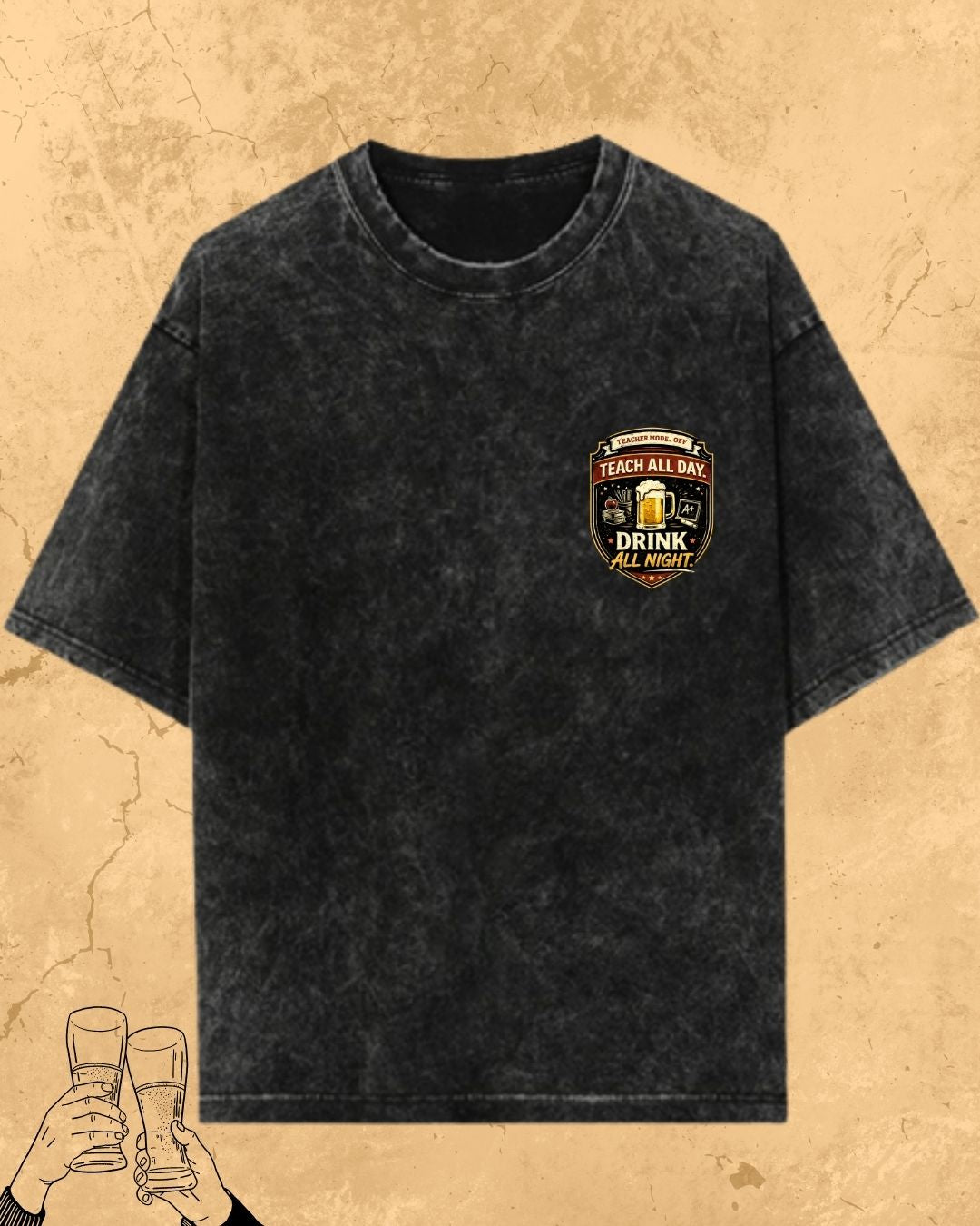 Beer Chemistry Pun Cotton Tshirt