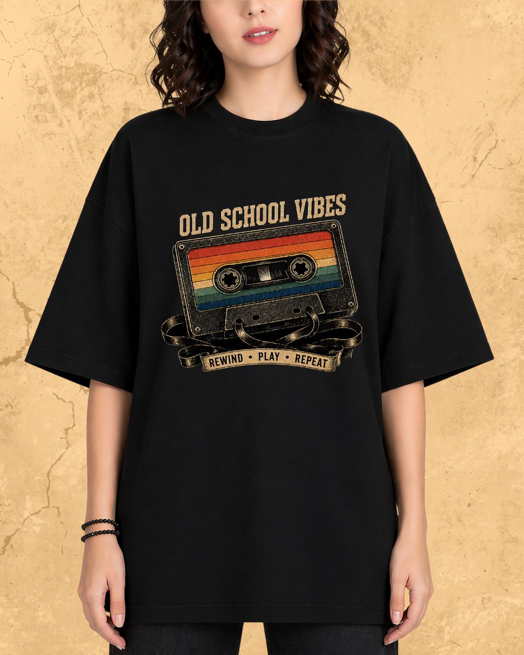 Retro Cassette Music Cotton Tshirt