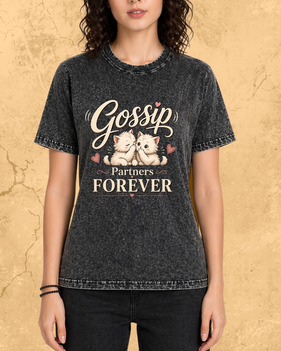 Meow Besties Cotton Tshirt