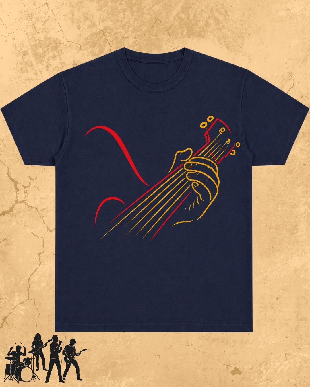 Minimal Music Vibe Cotton Tshirt