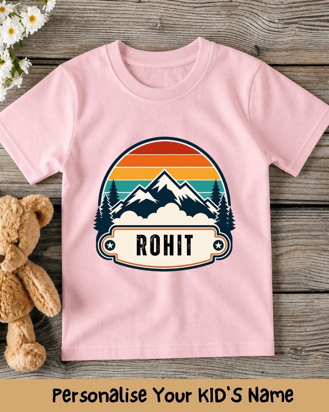 Vintage Adventure Custom Kid Cotton Tee