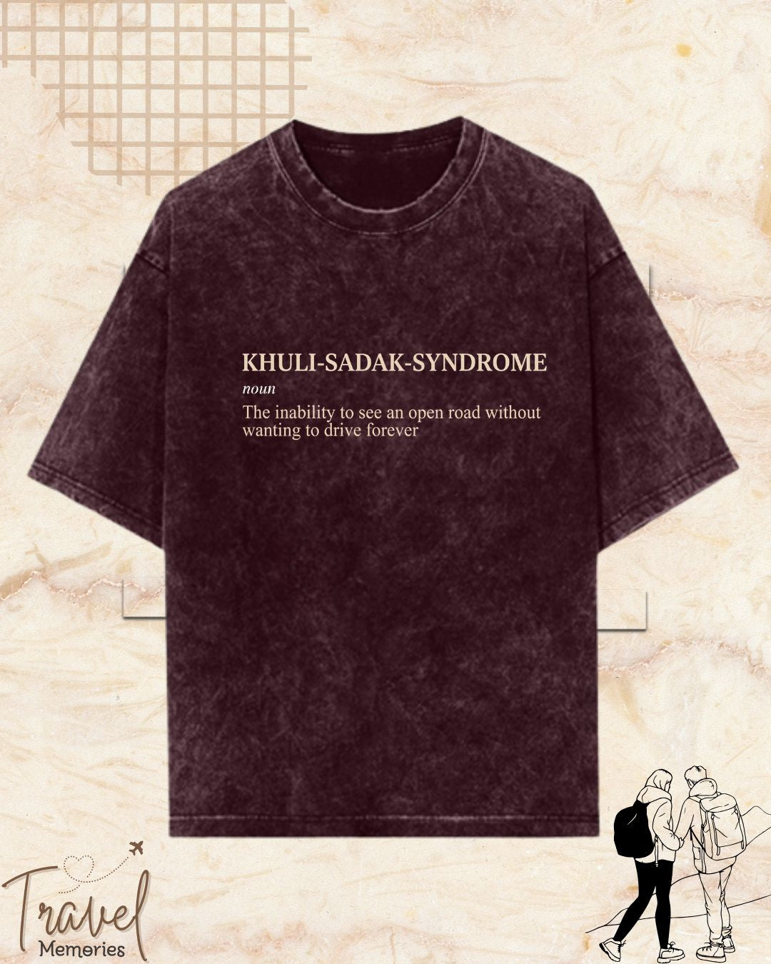 Hinglish Minimalist Dictionary Travel Cotton Tshirt