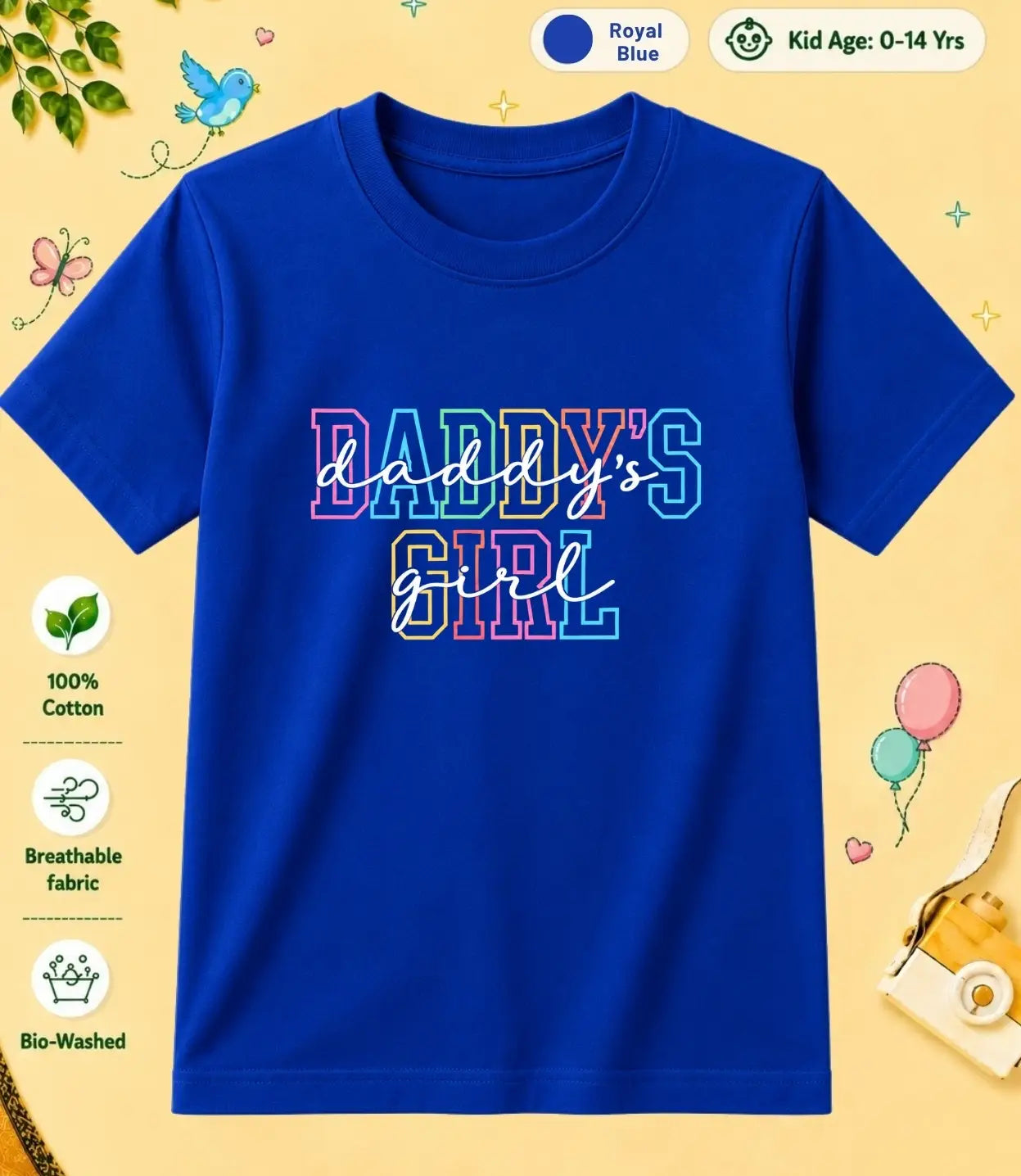 MOM - DAD Blessing Kid Cotton Tee