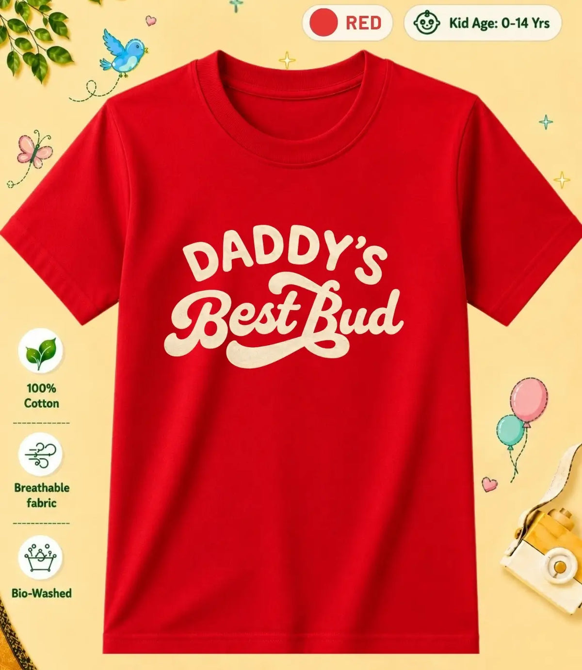 MOM - DAD Blessing Kid Cotton Tee