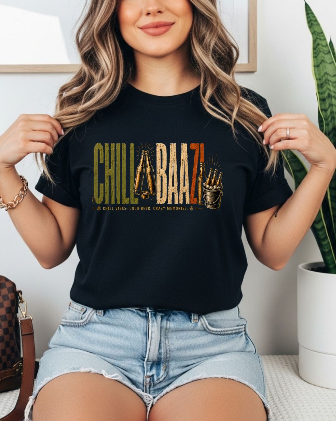 Beer Vibes Cotton Tshirt