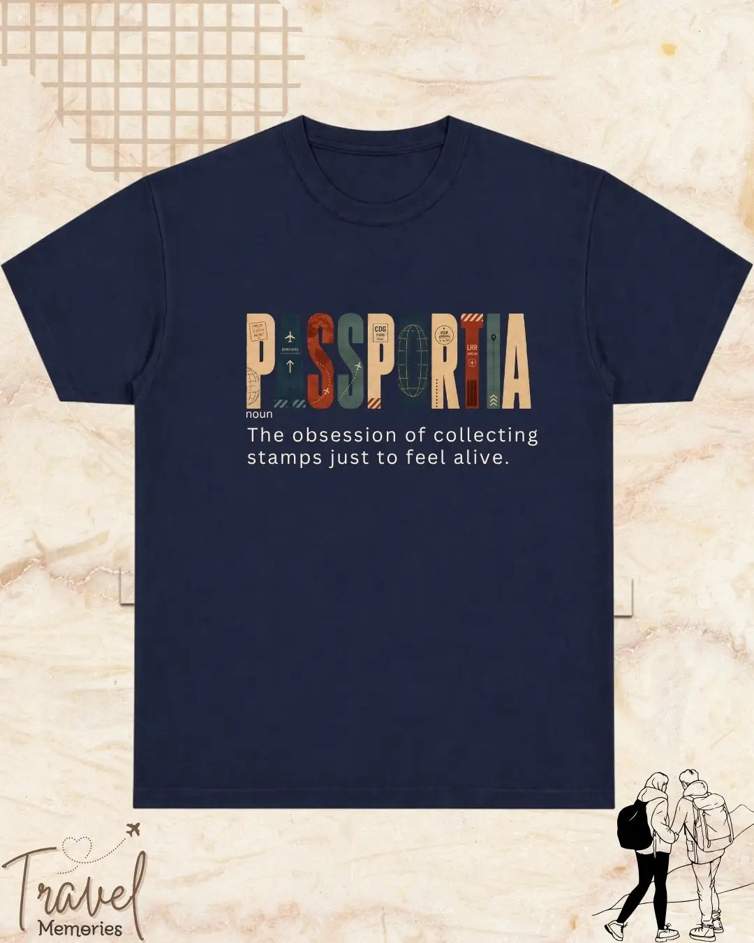 Travel Dictionary Cotton Tshirt