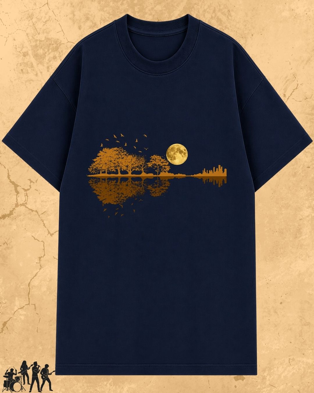 Guitar Relaxation Music Cotton T-Shirt