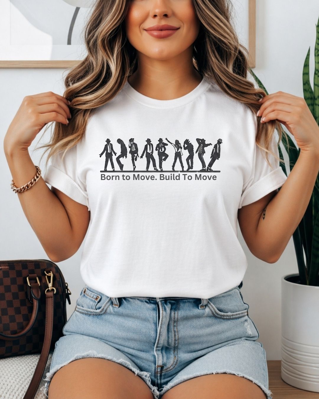 White Michael Jackson Cotton Tee