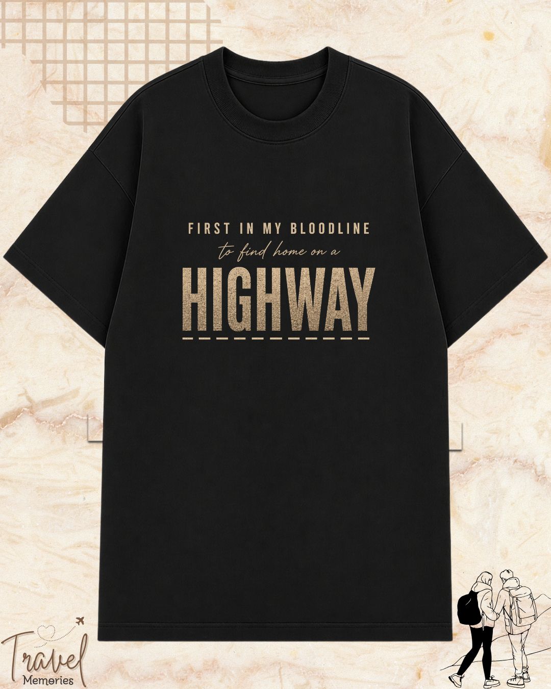 FIRST IN MY BLOODLINE Travel Cotton Tshirt