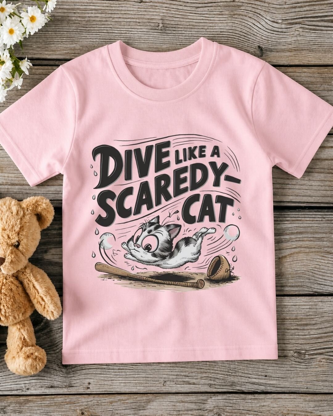 Baseball Kid Cotton Tee