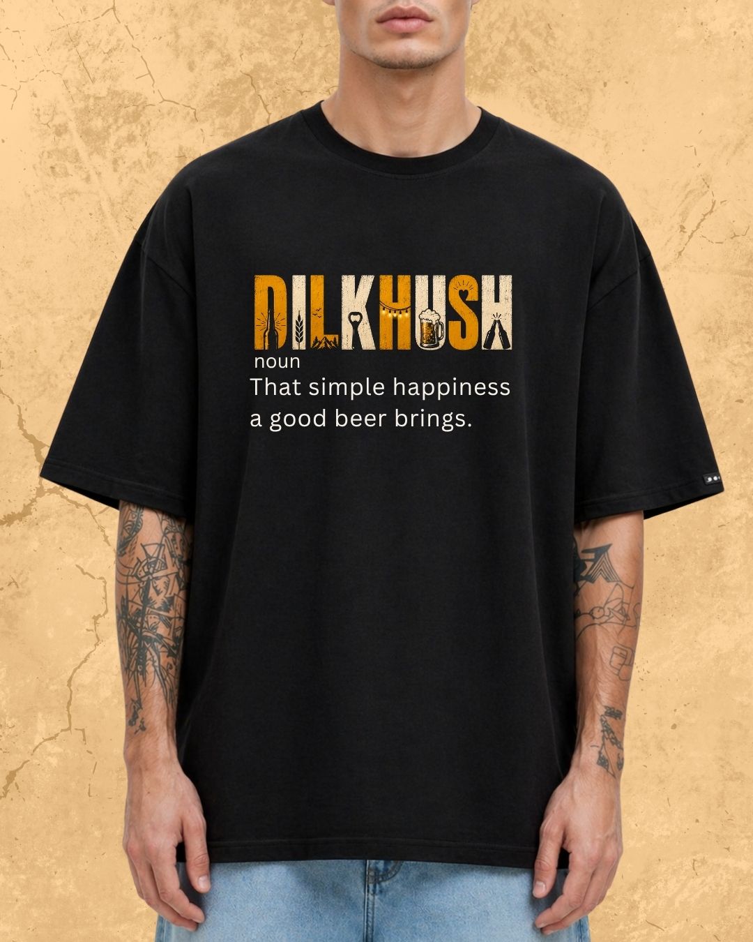 Hinglish Beer Dictionary Cotton Tshirt